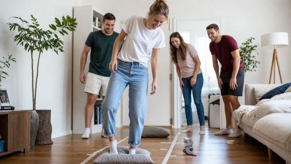 Défis sportifs d'intérieur : comment organiser une olympiade en appartement