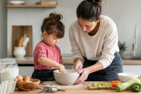 Cuisiner avec les enfants : astuces pour éviter le bazar et gagner en autonomie
