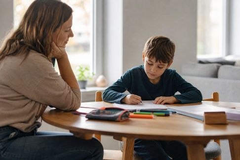 Éducation et devoirs : comment instaurer un cadre apaisé chaque soir