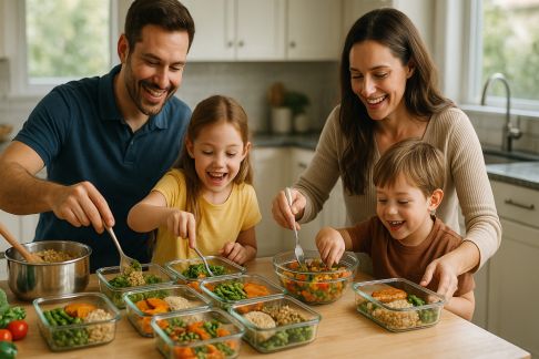 Astuce batch cooking : cuisiner une fois, manger toute la semaine en famille