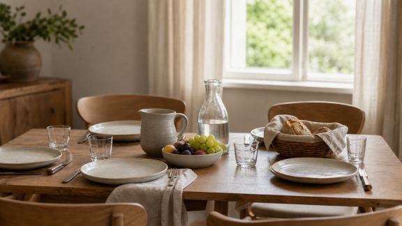 Organiser la salle à manger pour des repas en famille sans stress