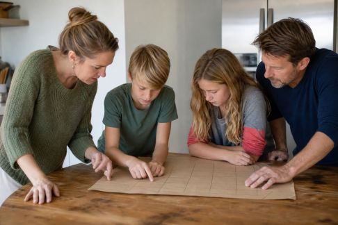 Organiser un planning de courses et de menus affiché pour toute la famille