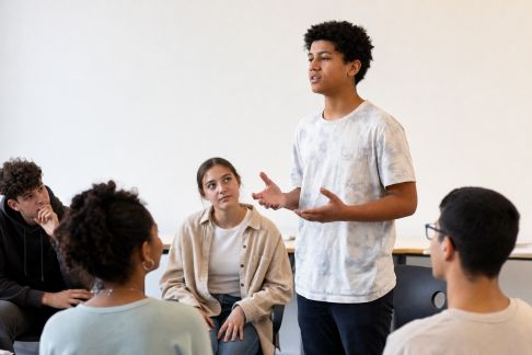 Encourager la prise de parole en public chez les adolescents