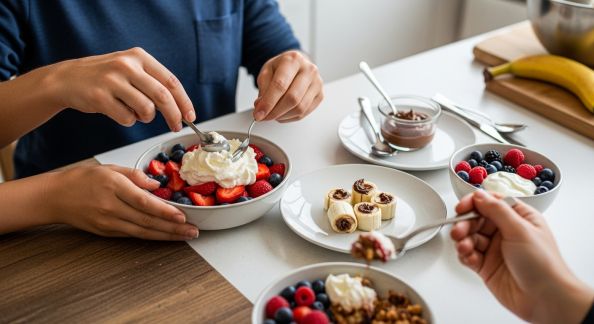 Desserts express : idées pour cuisiner ensemble le soir en semaine