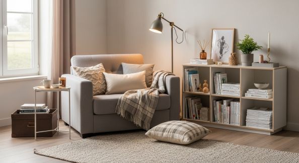 Astuces pour organiser un coin lecture convivial et rangé pour petits et grands