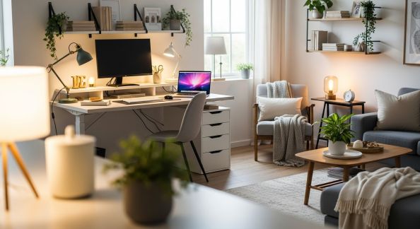 Aménager un espace de télétravail fonctionnel sans sacrifier la convivialité familiale