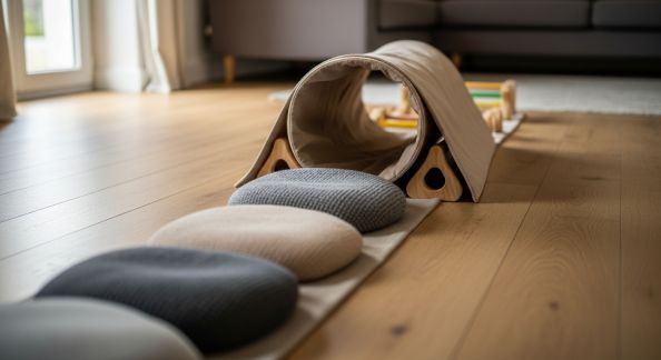 Créer un parcours d’aventures dans le salon : idées et matériel facile à trouver